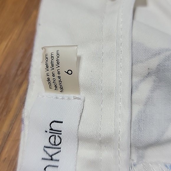 Calvin klein long pants 🌼🪻💐 floral color size 6 99 cotton 2% spandex - Picture 6 of 16